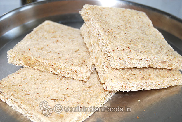 Spray 1 tbsp of water over the bread.